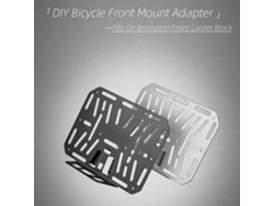 2026-soporte Delantero Para Maleta De Bicicleta Plegable Diy, Rack Delantero De Aluminio Integrado, Fácil Instalación