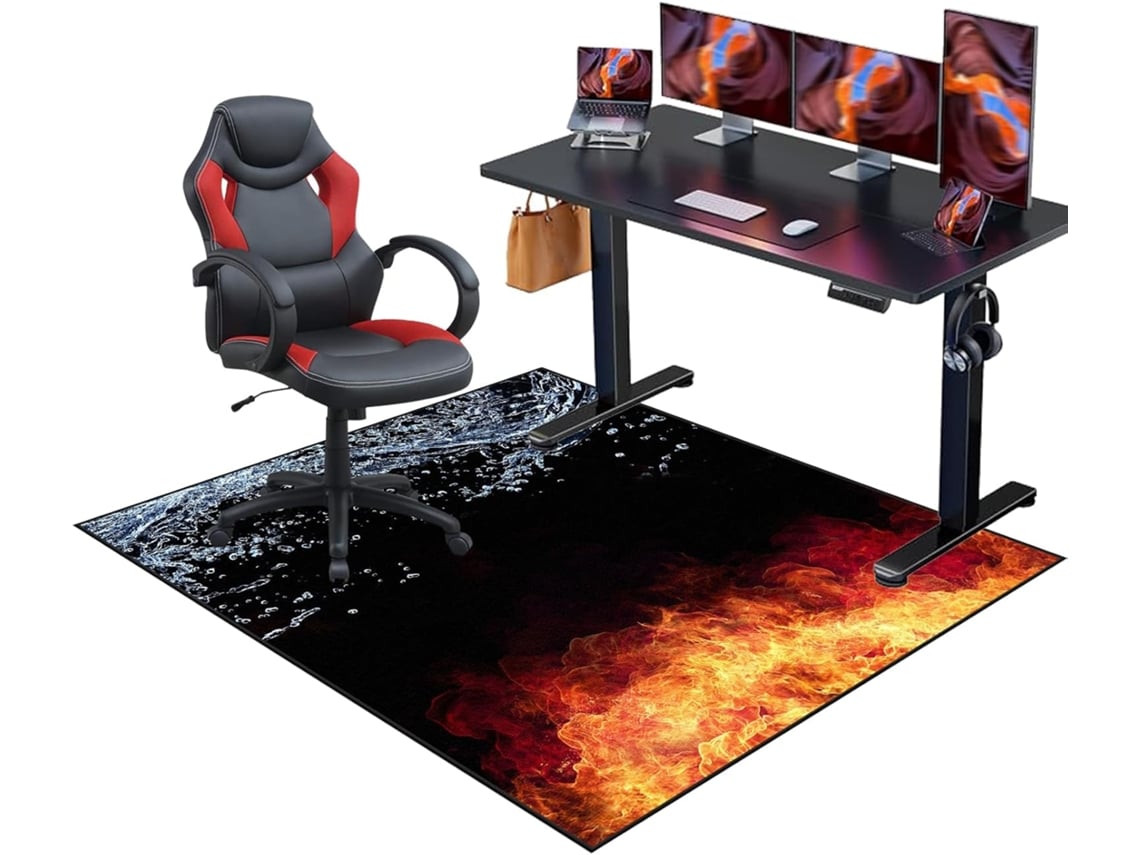 Alfombrilla Silla Duros Antideslizante Gaming Suelo Oficina Protectora Suelos Protector Debajo, 70 X 120 Cm