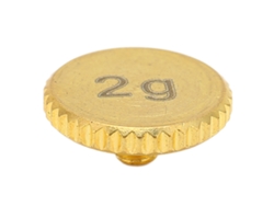 Contrapeso Para Cartucho Rekordbox, Material Chapado En Oro, Aguja Para Cartucho, Contrapeso Fono (+2 G De Oro)