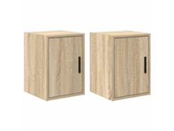 Maison Exclusive - Armarios De Pared 2 Uds Para Garaje Madera De Ingeniería