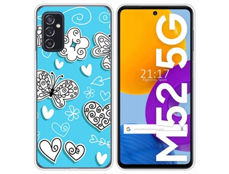 Carcasa Samsung Galaxy M52 5G TUMUNDOSMARTPHONE Dibujos Multicolor