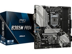 Placa Base ASROCK B365M Pro4 (Socket LGA1151 - Intel B365 - Micro-ATX)