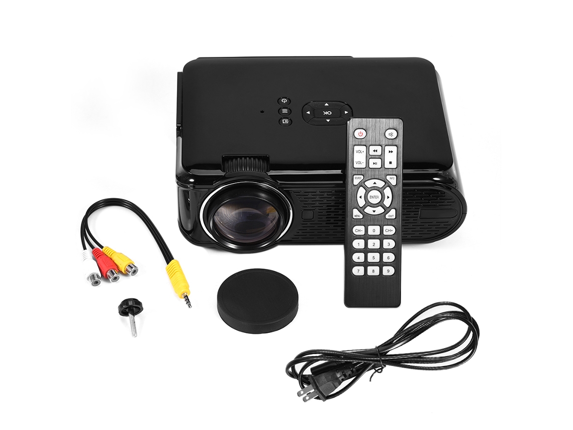 Proyector LED de cine en casa (compatible con Android 6.0, 1080p)