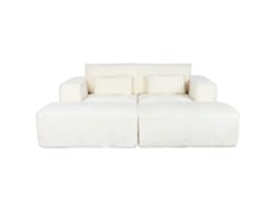Sofa Poliester Foam Modular Pana Crema 220x158x91cm