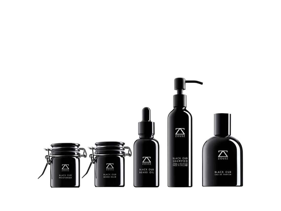 Cofre Facial ZOUSZ Black Oud Mens Grooming Gift Set + Beard Oil (100 ml)