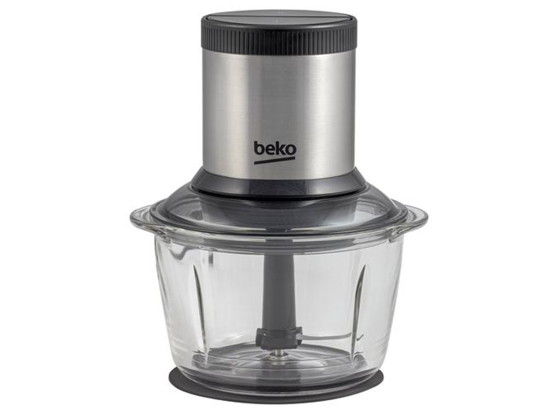 Beko Chg7402X Robot de cocina eléctrico 1 L 400 W Negro Acero inoxidable Transparente