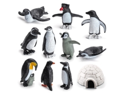 11 Figuras De Pingüinos Pvc, Adorables Simulación Animales Marinos, Juguetes Modelo, Adornos