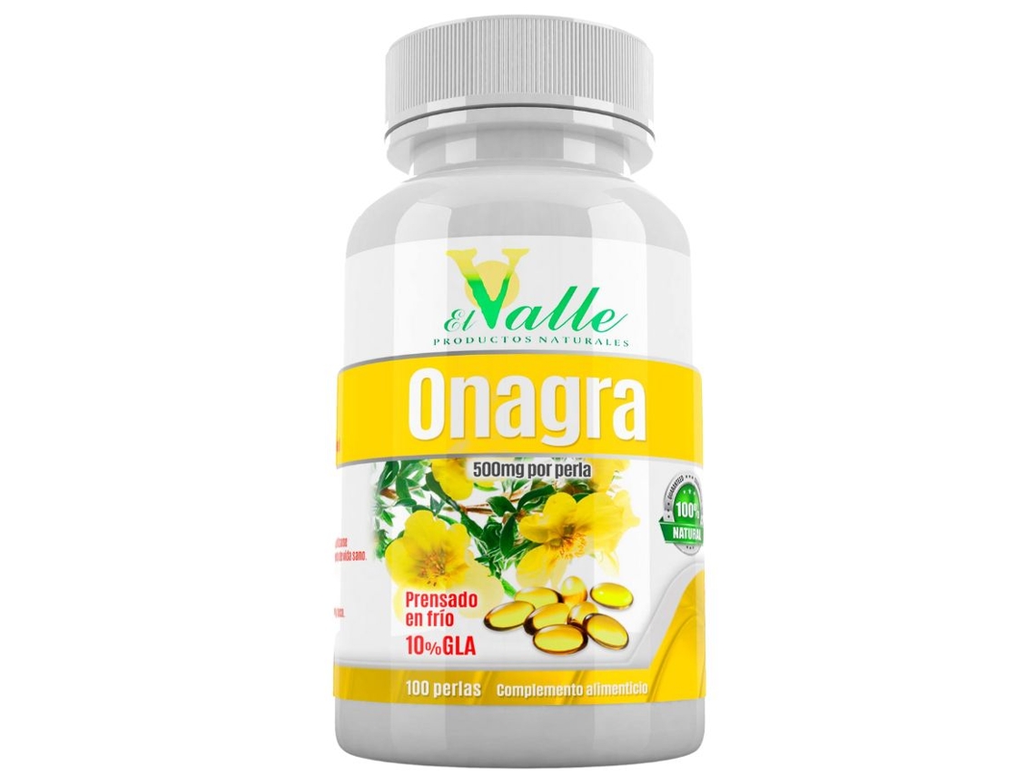 Aceite de Onagra 500Mg 100 Perlas EL VALLE