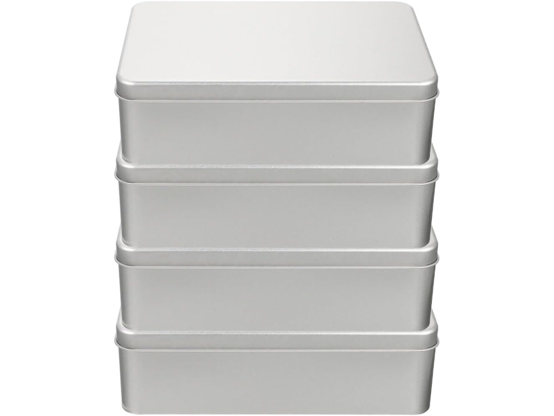 Caja Organizadora De Almacenamiento Para Dados Cuadrados De 4 Piezas Con Almohadilla De Espuma