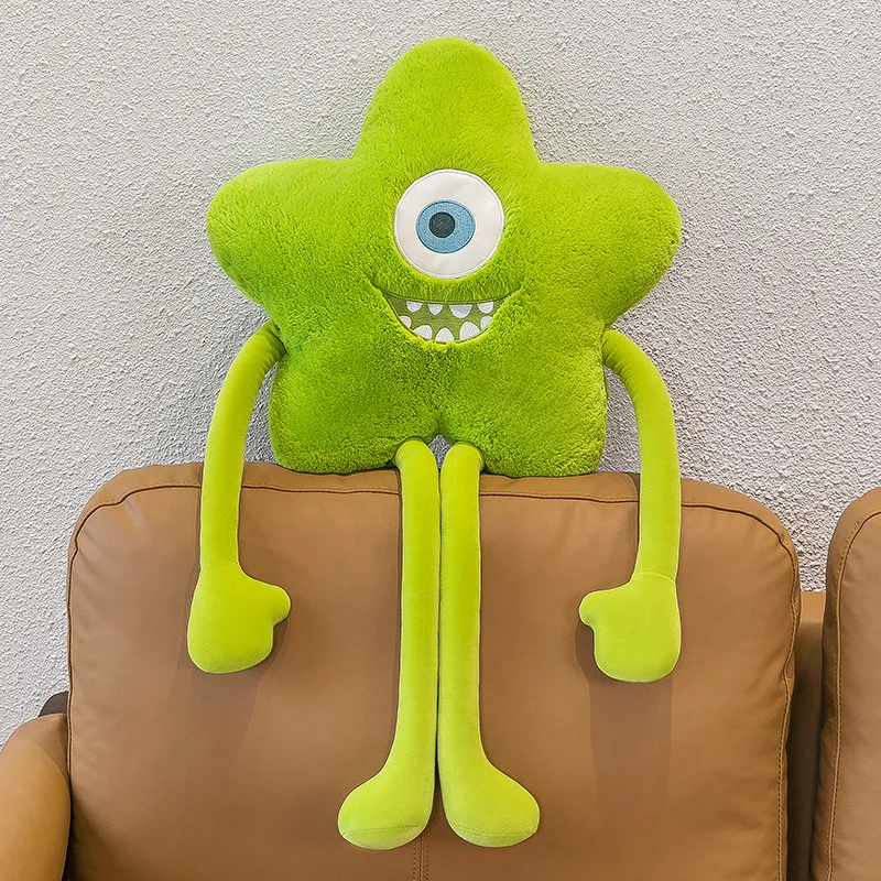 (verde 80 Cm) Cojín De Peluche Para Sofá Con Forma De Monstruo Famoso Adulto