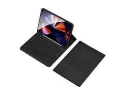 Caja De Cuero Pu Con Teclado Inalámbrico Bt Y Teclado Numérico Usb Para Tableta Ipad Air2/pro 9.7 Pulgadas