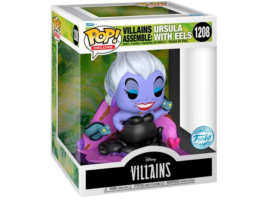 Figura Pop Ursula de los villanos de Disney exclusiva B.active