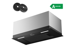 Ciarra Campana Extractor A+++ 60cm 650m³/h Recirculación Con Filtros De Carbón (2 Piezas) Y Exaustión Externa Touch Button Negro Awb6926a