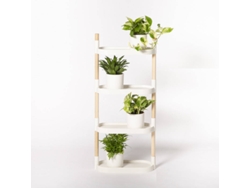 Estante para Plantas CITYSENS Blanca 4 macetas (47x20x10 cm)
