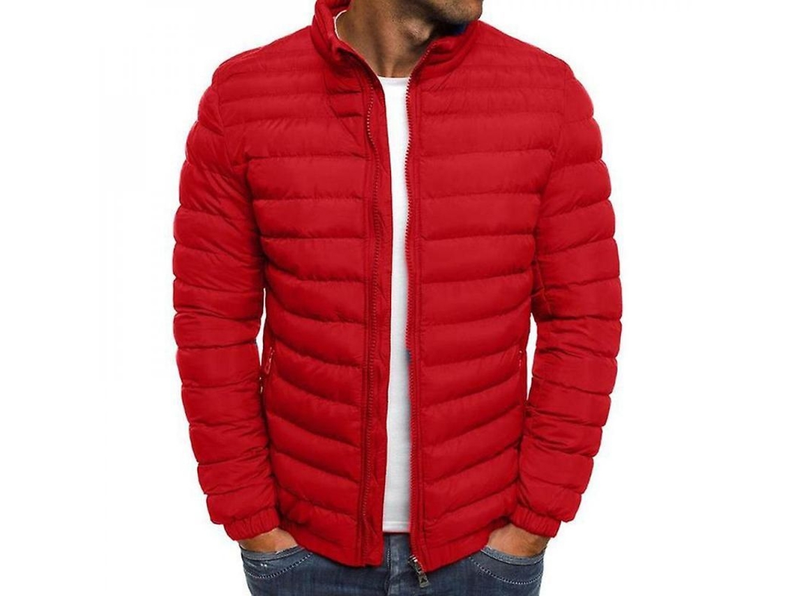 Chaqueta De Invierno Ligera Para Hombre Con Relleno Acolchado, Tipo Burbuja, Srf