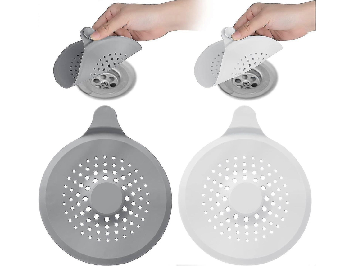 5 Protectores De Drenaje De Silicona Con Ventosas: Tapón Anti-pelo Para Drenaje