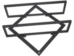 Estante Para Botellas De Vino De Acero Para Montaje En Pared, Soporte Colgante Para Botellas De Vino Para El Hogar