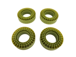 Mali 4pcs Inserto de Silicone para Pneu Roda 1.9 Polegadas Carro Crawler 1/10 Scx10 Apoio Lateral 108x42mm Verde