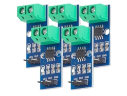 Sensor De Corriente Acs712 De 5 Módulos Y 20 A, Compatible Con Bascom, Rango De Medición De -20 A A +20 A.