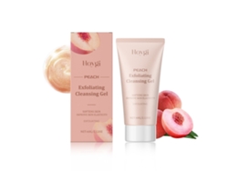 Gel exfoliante con ácido salicílico color melocotón