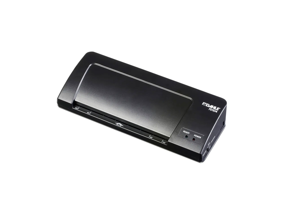 Plastificadora Dahle 70104 A4, 2 rollos, color negro
