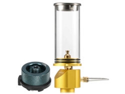 Lámpara De Gas Para Camping Con Adaptador De Válvula Lindal, Ligera Y Portátil Para Camping, Picnics Y Senderismo.