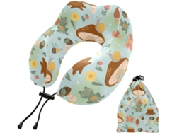 Almohada Viaje Dormir Aviones, Espuma Viscoelástica Poliéster Viscoelástica. Fácilmente Soporte Fácil
