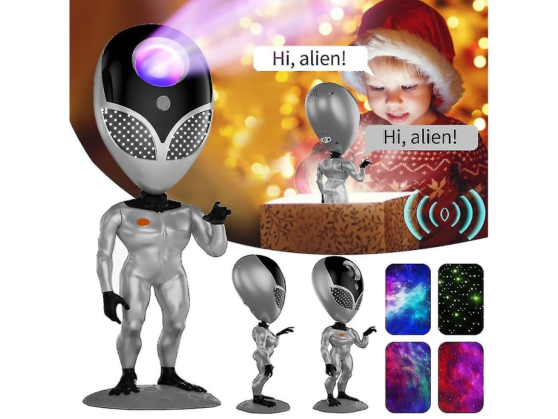Proyector de Luz y Estrellas Alien Voz Interactiva Onlike