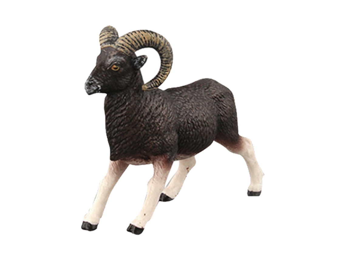 Rebe-modelo De Estátua De Plástico Realista De Animal Selvagem Africano Brinquedo Para Crianças (argali)