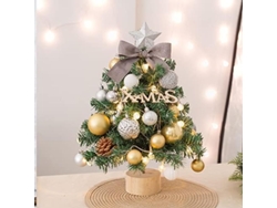 2026altiro-árbol De Navidad Pequeño De 45 Cm Con Adornos.