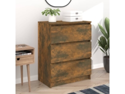 Lovely Home Aparador 60X35X76 Cm Madera Procesada Color Roble Ahumado