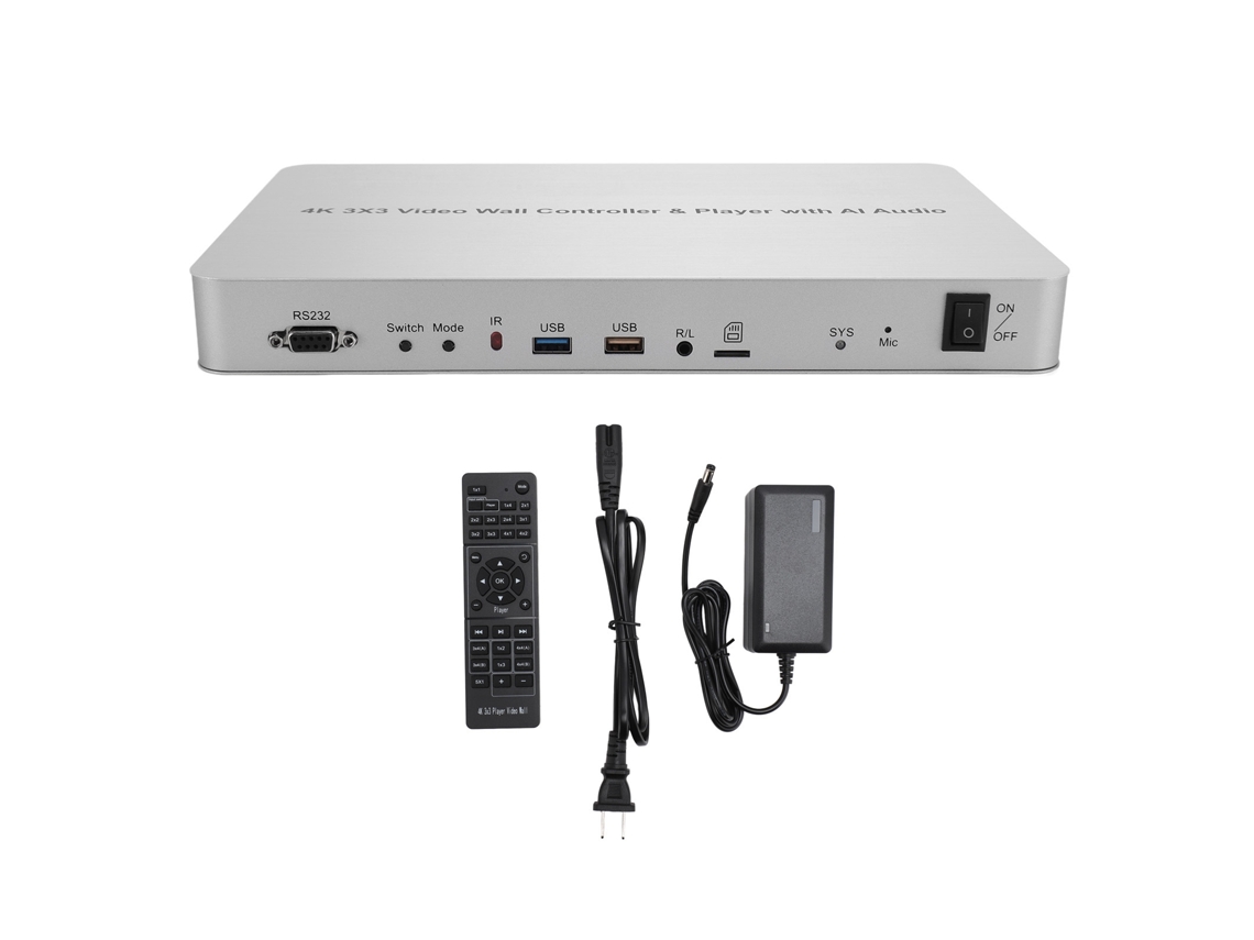 Barra de sonido portátil recargable con control remoto y Bluetooth