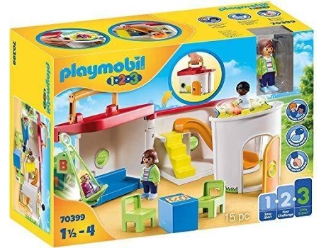 PLAYMOBIL 1.2.3: Guardería - 70436 (Edad Mínima: 18 meses - 15 piezas)