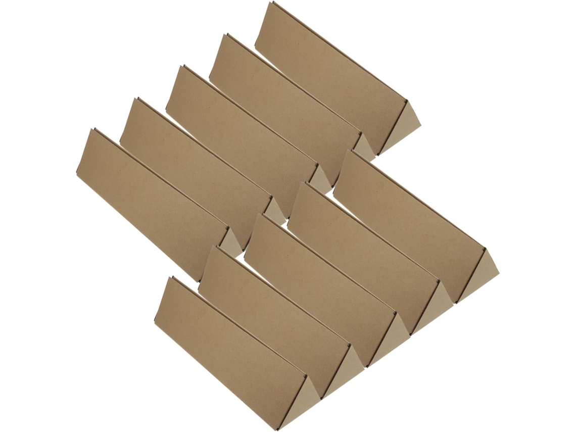 Tubos Triangulares Para Póster, Paquete De 10, Caja De Envío Portátil Y Fácil De Armar.