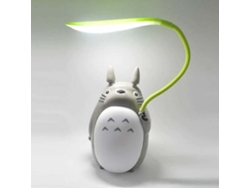 Encantadora lámpara de mesa Totoro, tubo flexible en forma de cuello de cisne que garantiza un ángulo de iluminación ideal, tres opciones de iluminación para