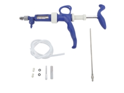 Inyector de plástico seguro LAXISCREED de 1 ml para aves de corral