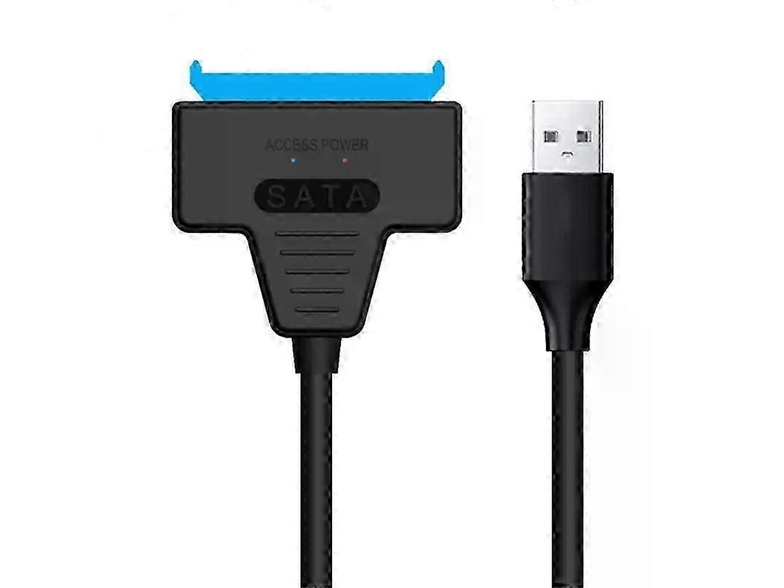 Cable Adaptador Usb 3.0 Dual A Sata Para Discos Duros De 2,5 Pulgadas, No Requiere Controlador.