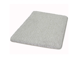 Kleine Wolke Alfombra para inodoro Seattle gris claro 55x65 cm