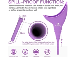 EIOORORRIY Dispositivo De Micção Feminino Para Uso Externo, Mictório Feminino Reutilizável, Funil De Silicone Para Urinar Permite Que As Mulheres Urinem Em Pé, M