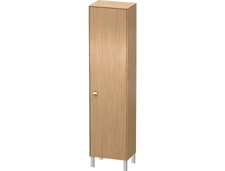 Armario semi-alto DURAVIT Brioso Individual 1 puerta con bisagra a la derecha 2 estantes de madera 2 estantes de vidrio altura mín. 133 cm - m