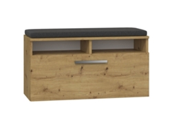 Zapatero TOP E SHOP RIVA SZAFKA ARTISAN Plateado Roble Laminado ABS