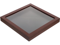 Marco cuadrado de madera para camisetas deportivas - Elegante caja expositora para uniformes - Protege de la deformación - Ideal para el dormitorio - GOKOCO