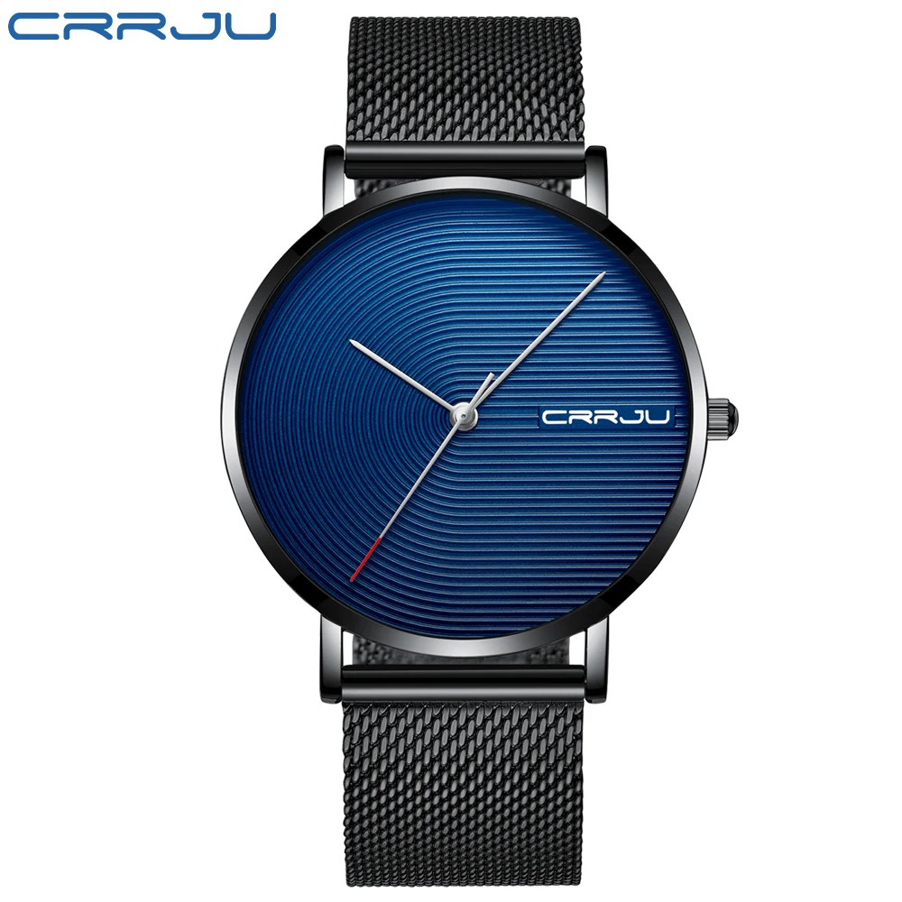 Relógio De Pulso Analógico Masculino À Prova D'água, Casual E Elegante (preto E Azul).