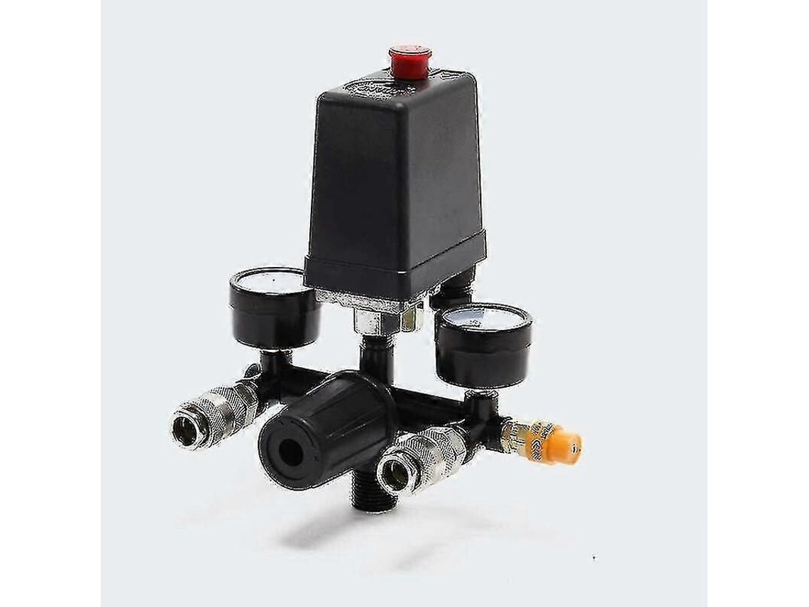 Regulador de pressão com interruptor de pressão para compressor, interruptor de pressão com 2 monitores - Y