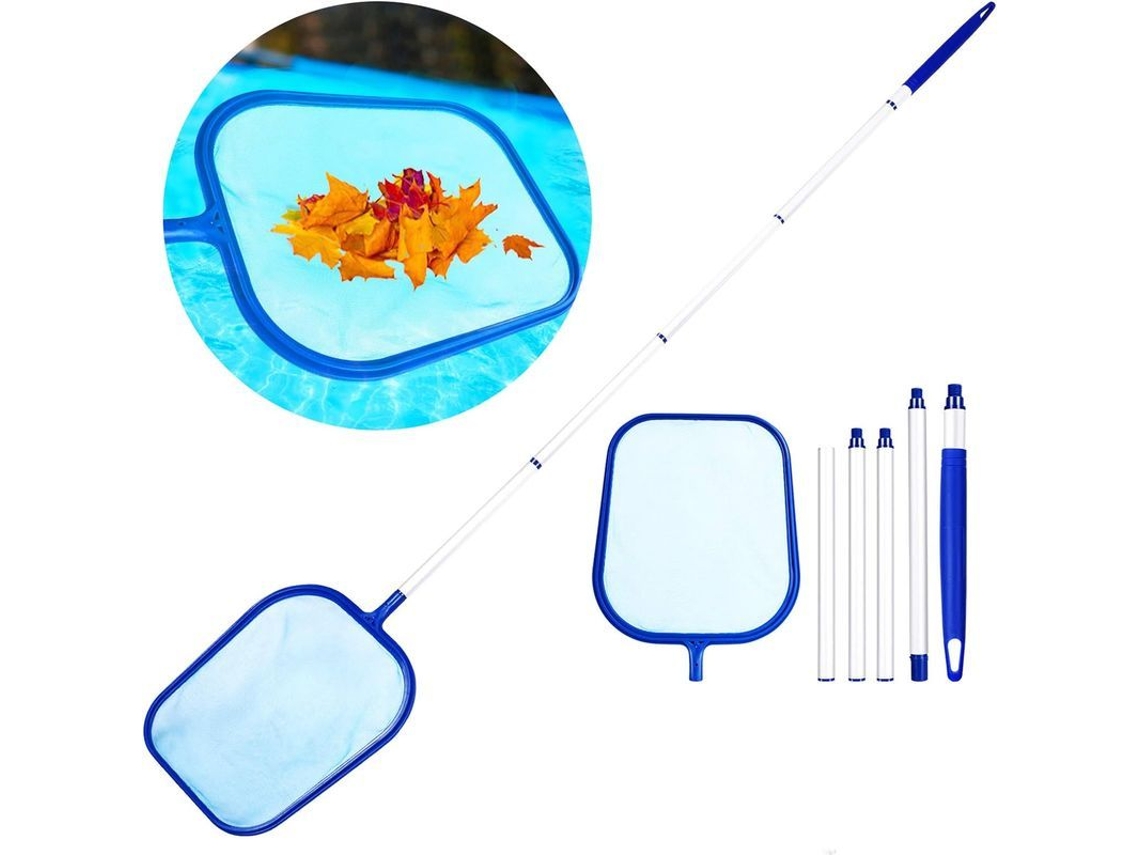 2026-red De Recogida Para Piscinas Con Mango Desmontable 1.2m, Red Fina Para Limpieza De Piscinas, Charcas Y Fuentes (azul)