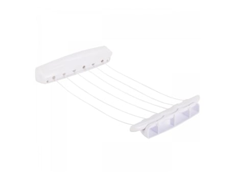 Tendedero Extensible Plegable de Pared 6 Cuerdas Colgador MSV