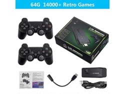 Consola De Videojuegos De 64 Gb Con Más De 14 000 Juegos Integrados, Mando Inalámbrico Para Ps1, Gba, Mame, Gbmd Y Neo.