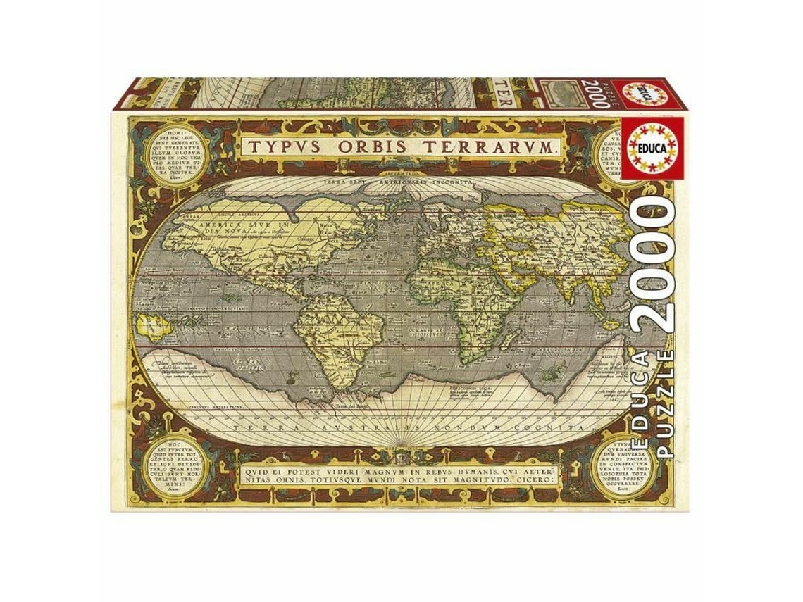 Puzzle Educa 2000 Piezas Mapa