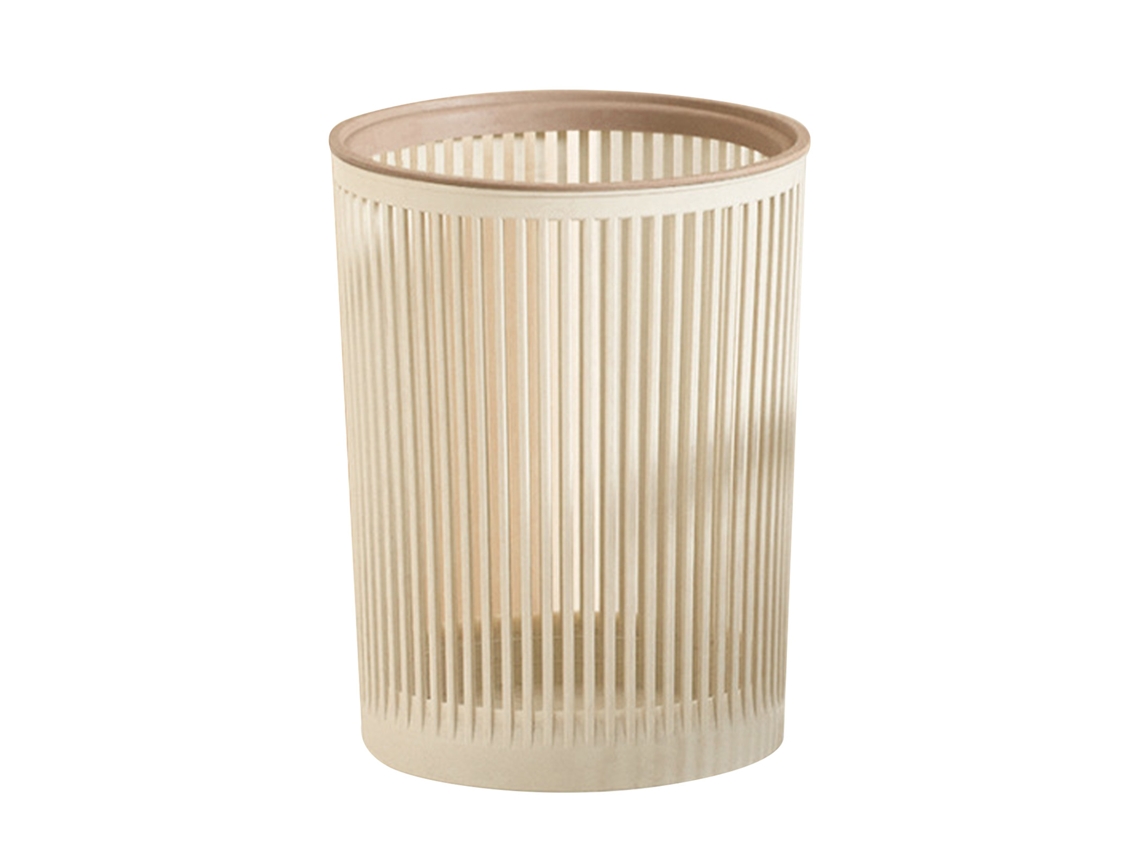 Rebe-cubo De Basura Hueco Para El Hogar, Cubo Sanitario De Gran Capacidad, Resistente Al Desgaste, Para Oficina, Sala De Estar, Papelera Blanca