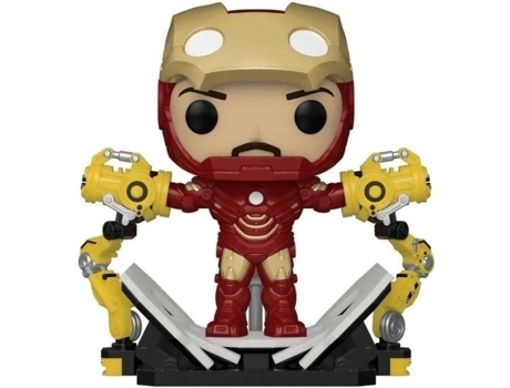 Figura Pop! Deluxe Marvel Iron Man con Gantry Modelo 905 56772 Edición Exclusiva FUNKO